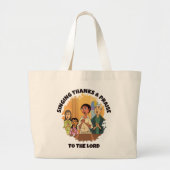 Christelijke ZANG BEDANKT EN LOF Kerkkoor Grote Tote Bag (Voorkant)