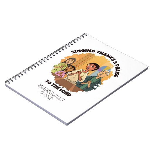 Christelijke ZANG BEDANKT EN LOF Kerkkoor Notitieboek (Linkerzijde)