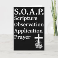 Christelijke zeep schriftuur observatie applicatie