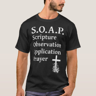 Christelijke zeep schriftuur observatie applicatie t-shirt