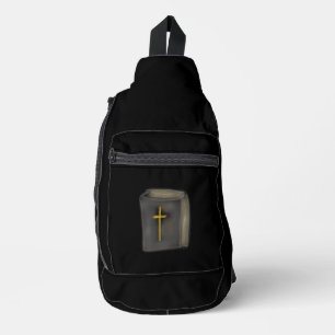 Christelijke zendingsrugzak schoudertas met Bijbel Sling Bag