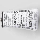 Christelijke zeventien namen van Jezus Golfheadcover (Voorkant)
