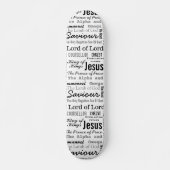 Christelijke zeventien namen van Jezus Persoonlijk Skateboard (Voorkant)