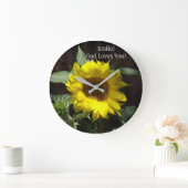 Christelijke zonnebloem glimlach! God houdt van je Grote Klok (Huis)