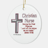 Christelijke zurzenornament keramisch ornament (Links)