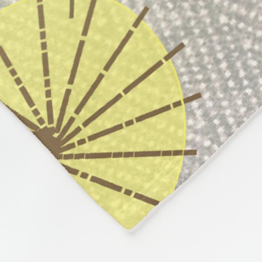 Christelijke zuster Geel geel vezel Fleece Deken (Hoek)