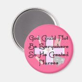 Christelijke zuster Gifts: "God kan niet overal zi Magneet (Voorkant / Achterkant)