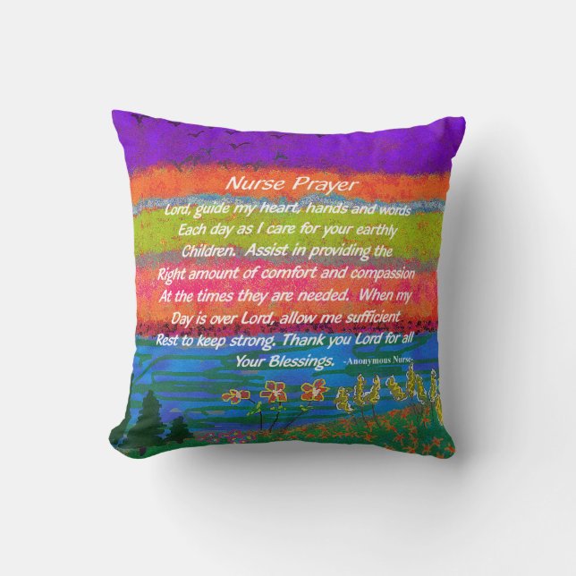 Christelijke zuster Prayer Pillow II Kussen (Voorkant)