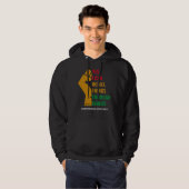 Christelijke ZWARTE MAAND Ja Hoodie (Voorkant volledig)