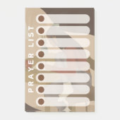 Christelijke zwarte vrouw gebedslijst post-it® notes (Voorkant)