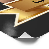 Christelijkste Saint Arethas de Arab ( الحارثبن ك  Perfect Poster (Hoek)