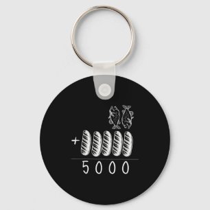 Christen 2 Vissen 5 Broden 5000 Tegen Sleutelhanger