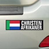 Christen Afrikaner Bumpersticker (Op auto)