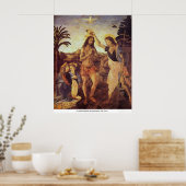 Christen Baptisme door Leonardo Da Vinci Poster (Keuken)