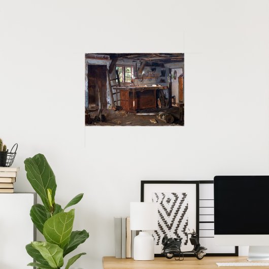 Christen Dalsgaard A Carpenter Workshop Poster (Thuiskantoor)