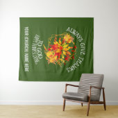 Christen GEVEN ALTJD DANK Feestdag Kerk Wandkleed (In Situ (horizontaal))