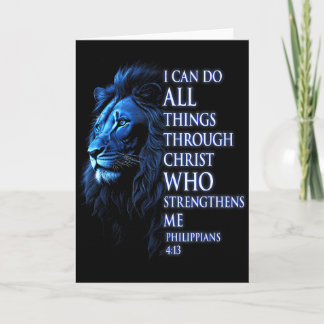 Christen ik kan alle dingen doen door Christus Lee Kaart