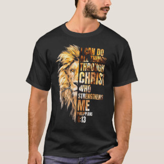 Christen ik kan alles door Christus Leeuw  T-shirt