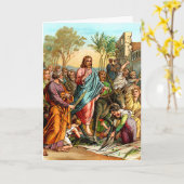 christen komen in Wenskaart Kaart (Gele Bloem)