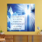 christendom canvas afdruk (Insitu (Woonkamer))
