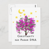Christendom heeft Pagan DNA Briefkaart (Voorkant / Achterkant)