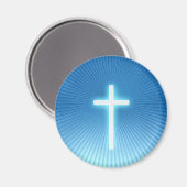 christendom Inspirerend | Religieus kruis Magneet (Voorkant / Achterkant)