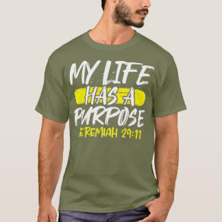 Christendom Mijn leven heeft een doel Jeremiah 291 T-shirt