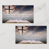 Christendom, religie, dominee visitekaartje (Voorkant / Achterkant)