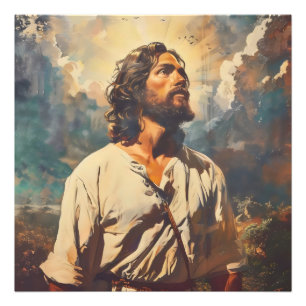 Christendom Religie Jezus Foto Afdruk