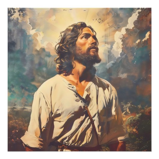 Christendom Religie Jezus Foto Afdruk (Voorkant)