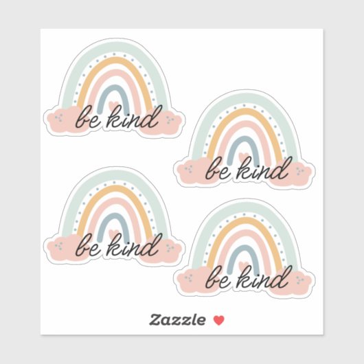 Christendom Wees vriendelijk Sticker (Vel)