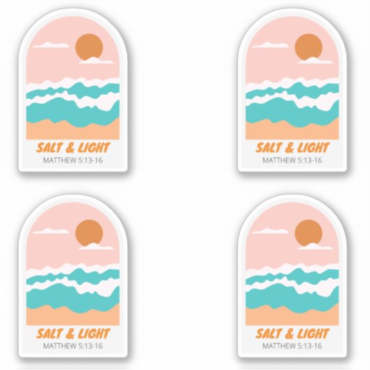 Christendom zout en licht sticker (Voorkant)
