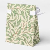 Christendoop groen William Morris groene bladeren Bedankdoosjes (Achterkant)