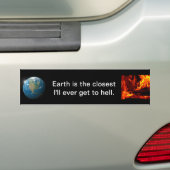 Christenen gaan naar de hemel bumpersticker (Op auto)
