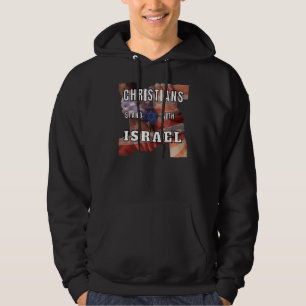 Christenen staan achter de Amerikaanse vlag Patrio Hoodie