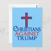 Christenen tegen Trump Briefkaart (Voorkant / Achterkant)