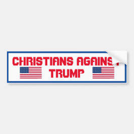 Christenen tegen Trump Bumpersticker