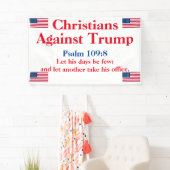 Christenen tegen Trump Psalm 109:8 Spandoek (Insitu)