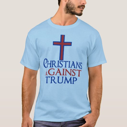 Christenen tegen Trump T-shirt (Voorkant)