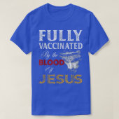 christenen vollopen gevaccineerd door het bloedbad t-shirt (Design voorkant)