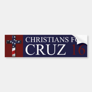 Christenen voor de Cruz 2016 bumpersticker