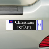 Christenen voor de ISRAEL-Bumpersticker Bumpersticker (Op auto)