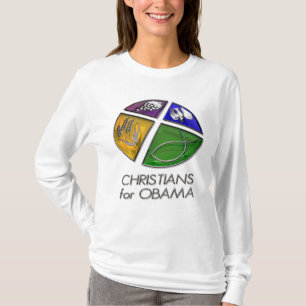 Christenen voor het Obama-shirt T-shirt