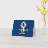 Christenen voor Obama Kaart (Gele Bloem)
