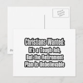 Christenen wilden... briefkaart (Voorkant / Achterkant)