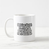 Christenen wilden... koffiemok (Links)