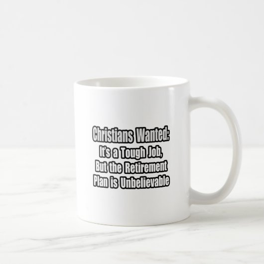 Christenen wilden... koffiemok (Rechts)