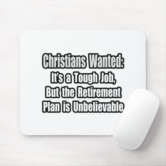 Christenen wilden... muismat (Met muis)