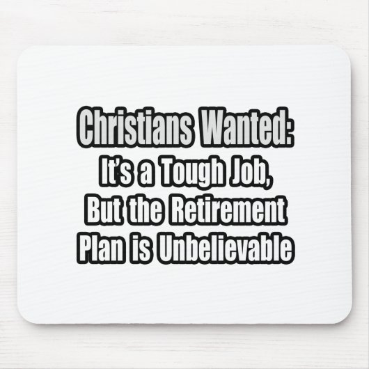 Christenen wilden... muismat (Voorkant)