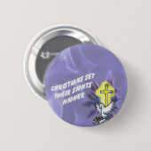 Christenen zetten daar hooggewicht Button in (Voorkant /achterkant)